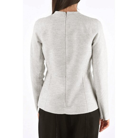 Jil Sander Grey Wool Felt Top, Size 36. Fits a US 4/6 - Picture 11 of 12